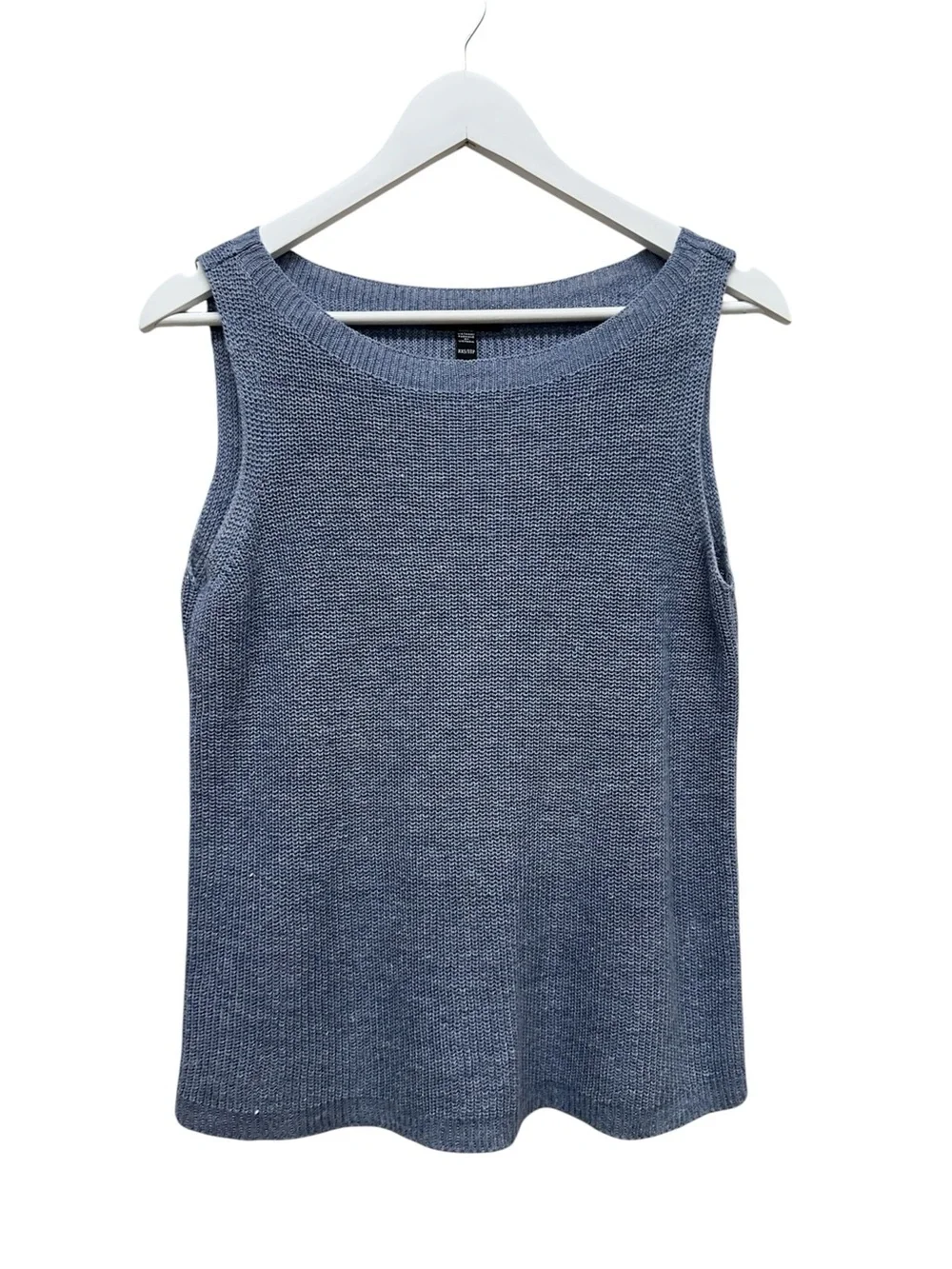 Eileen Fisher Women's 100% Organic Linen Knit Sleeveless Sweater Vest Tank XXS - Picture 1 of 6
